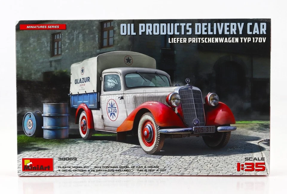 1/35 MINIART - MERCEDES BENZ - TYPE 170V TRUCK OIL PRODUCTS 1935 38069 - Immagine 1 di 1