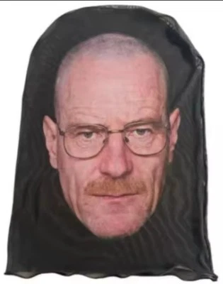 😵 WALTER WHITE BREAKING BAD Walt Meth Cosplay Mask Full Face Halloween Costume - Image 1 of 3