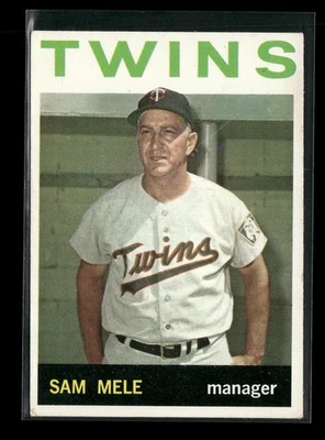 1964 Topps #54 Sam Mele Minnesota Twins - Image 1 of 2