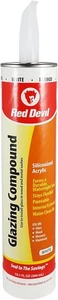 Red Devil 0666 Glazing Compound, 10.1 oz. oz, White  - Picture 1 of 3