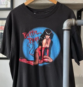 Neu 90s Bettie Page Devil Pin Up Model T-Shirt s-5xl - Bild 1 von 3