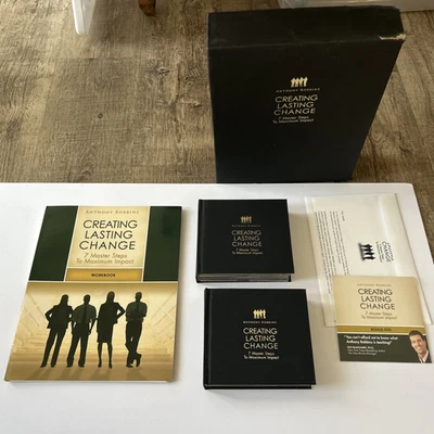 Anthony Robbins Creating Lasting Change 7 Master Steps  Maximum Impact- 11* CDS Foto 1 de 4