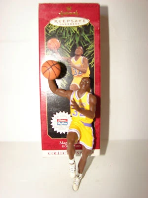 Ornamento Magic Johnson Hallmark Hoop Stars 1997/sin usar, en caja Foto 1 de 4