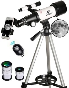 Gskyer AZ70400 400mm Astronomical Refracting Telescope 70mm Aperture AZ Mount - Picture 1 of 8
