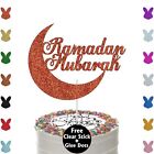 Ramadan Mubarak Cake Topper Ramadan Glitter Card Cake Toppers Cake Decorations