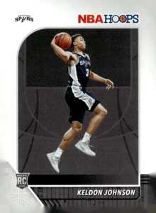 Aros Keldon Johnson 2019-20 #224 RC San Antonio Spurs - Imagen 1 de 2