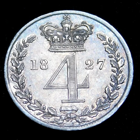Great Britain 1827  4 Pence Mundy  Great Condition Scarce Cover