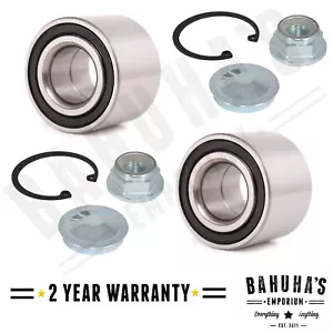 For Dacia Sandero Rear Hub Wheel Bearing Kit Pair x2 For Drum Brake 2008-Onwards - Picture 1 of 1