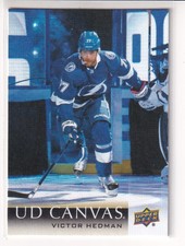 18/19 UD UPPER DECK CANVAS VICTOR HEDMAN CARD #C191