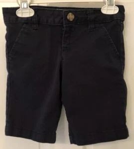 KIDS’ ‘OLD NAVY’ NAVY SHORTS SCHOOL UNIFORM SZ 6 W/ ADJ WAIST FEATURE - Picture 1 of 6