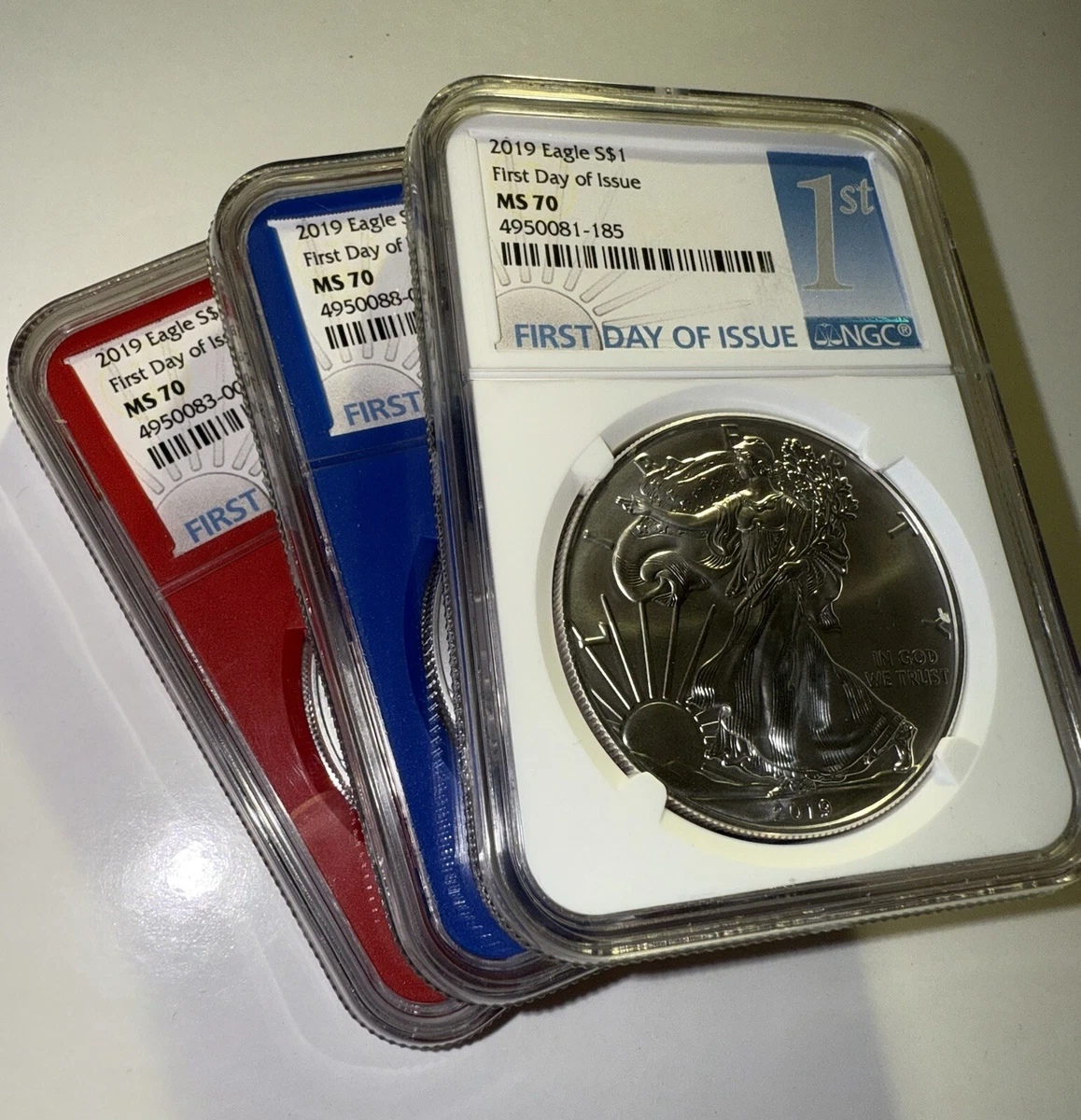 トランプ シルバーイーグル 銀貨 2019 アメリカ NGC MS70 トランプ