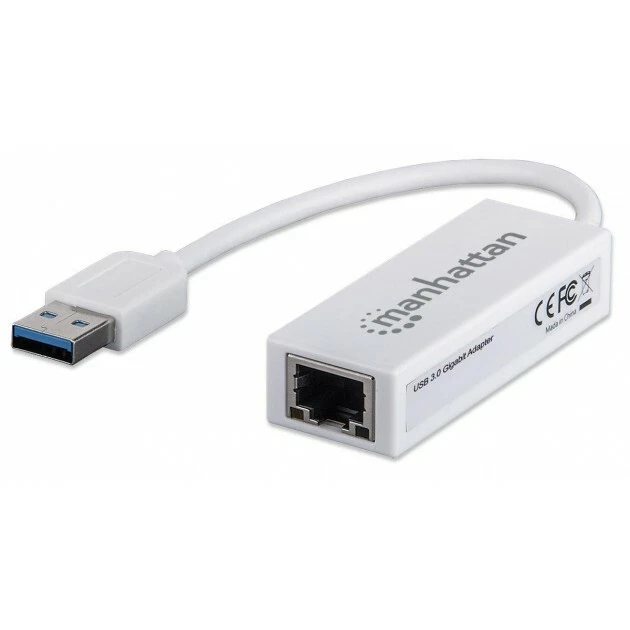 Adattatore USB 3.0 con porta Ethernet LAN 1Gbps - Immagine 1 di 1