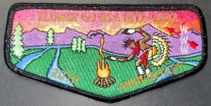 BSA OA Eluwak Lodge 59 1972-1992 Pocket Flap Sew-On Used YZ30 - Picture 1 of 2