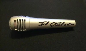 Far From Over Frank Stallone Signed Microphone COA - Picture 1 of 1