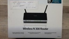 Gently Used D-Link Wireless N300 Router (Complete w/Ethernet Cable)Model DIR-615