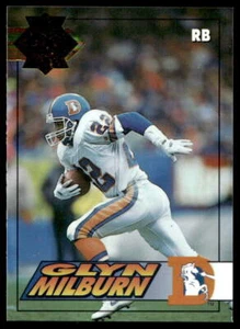 1994 Collector's Edge #52 Glyn Milburn Pop Warner Bronze Denver Broncos - Picture 1 of 2