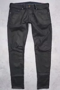 DIESEL THAVAR THAVAR-NE WAX JOGG FELPA JEANS DENIM W32 L32 32x32 32/32 - Foto 1 di 15
