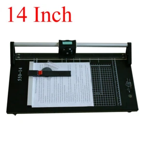 14" Precision Rotary Paper Trimmer Sharp For Photo Paper Film Cutting Machine - Picture 1 of 5