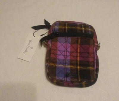 Bandolera Vera Bradley RFID Pequeña Convertible Acogedora Cuadros Nueva con Etiquetas Otoño Foto 1 de 4