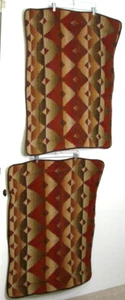 Pair Croscill Pillow Cover Cases Shams Chenille Standard 27X21" Santa Fe Rust SW - Picture 1 of 12