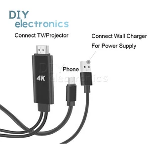 Type C USB to HDMI Cable 6FT USB 3.1 (Thunderbolt 3 Compatible) For TabletUS - Picture 1 of 19