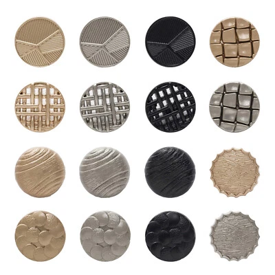 5pcs Round Metal buttons Sewing Repair Cloth Gift Crafts Jacket Coat Decor 18mm - Image 1 of 4