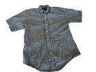 Polo Ralph Lauren Shirt Boys Large Blue Blaire Button Up Short Sleeve  Plaid