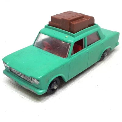 Lesney Matchbox Fiat 1500 No.56 1965 Turquoise Made in United Kingdom - Image 1 of 4