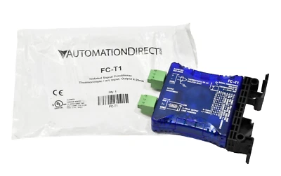 Acondicionador de señal aislada Automation Direct FC-T1, termopar/mV, salida 4-20mA Foto 1 de 4