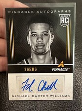 2013-14 Panini Pinnacle Auto Michael Carter-Williams #140 Rookie Auto RC