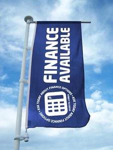Flags For Car & Commercial Sales Forecourt display Flags Automotive Display Blue - Picture 1 of 2