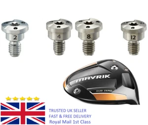 Callaway Mavrik Sub Zero Max Golf Club Driver Wood Head Weights 4g-18g UK Stock - Picture 1 of 18