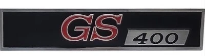 Placa de identificación de tablero OER diecast GS 400 emblema para Buick Gran Sport 1967 Foto 1 de 4
