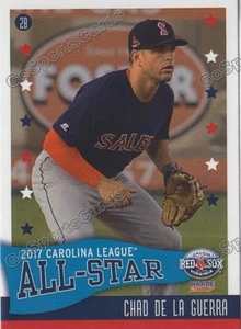 Carolina League All Star N Chad De La Guerra 2017 radiocontrol novato Medias Rojas - Imagen 1 de 1