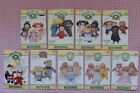 Lot of 9 Vintage Butterick Cabbage Patch Kids Doll Patterns Preemie Twins UNCUT