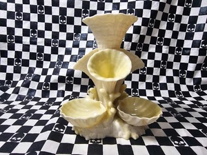 Vintage Belleek Blanc de Chine Co Fermanagh 0857 Epergne Vase Porzellan 7" - Bild 1 von 5