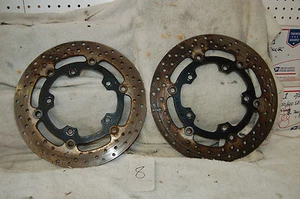 2007 SUZUKI SV650S FRONT BRAKE ROTORS. 1 PAIR - Picture 1 of 6