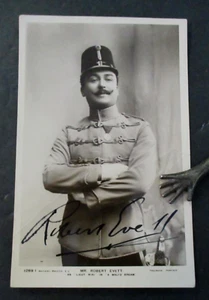 ROBERT EVETT Signed Real Photo Postcard as Lieut. Niki in "A Waltz Dream"(1908) - Bild 1 von 2