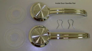 Door Handle Kit Inside Inner Pair w/ Washers + Clips Pair 6pc *In Stock 65 66 67 - Picture 1 of 5
