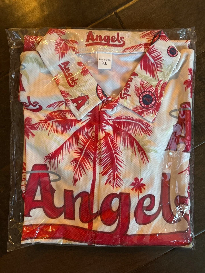 Anaheim Angels City Connect Hawaiian Shirt SGA 6/06/25 New Sealed, LA Angels - Image 1 of 1