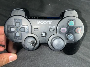 OEM Sony PS3 Dualshock 3 Sixaxis Controller Black Housing Shell CECHZC2U B1 - Picture 1 of 4