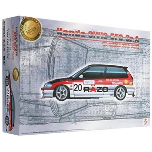 Beemax 1/24 Car Model Kit Honda Civic EF3 Gr.A 1989 Macau Guia Race - Picture 1 of 6
