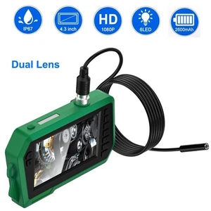 1080P Dual Lens Industrial Endoscope HD Borescope Inspection Camera for Sewer - Picture 1 of 12