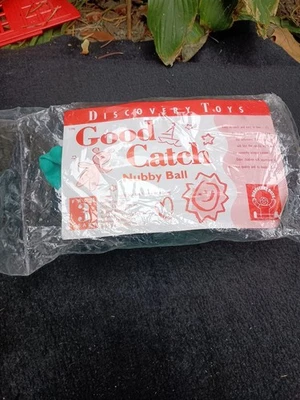 Discovery Toys Good Catch Nubby Ball inflable 1999 hecho en EE. UU. Foto 1 de 2