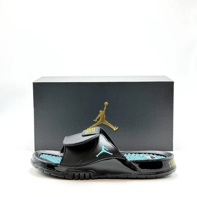*NUEVO* Hombres NIKE Air Jordan Hydro XI Negro/Azul Gamma (FN2452 047) 👍 Foto 1 de 4