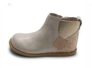 Kinder Livie & Luca Wink Gold Schimmer einfach & schick Stiefeletten Größe 8 gebraucht, in einwandfreiem Zustand - Bild 1 von 15