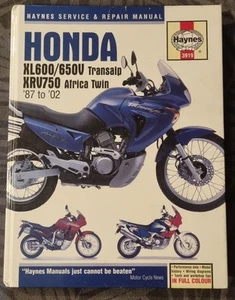 HONDA XL600/650V & XRV750 1987 to 2007 SERVICE REPAIR MANUAL BY HAYNES - Picture 1 of 2