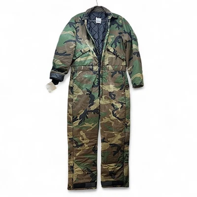 Dakota Outerwear Camo Mens Insulated Hunting Coveralls Size Medium USA - Image 1 of 4