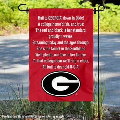 UGA Bulldogs Canción de Lucha Jardín Bandera y Patio Banner Foto 1 de 4