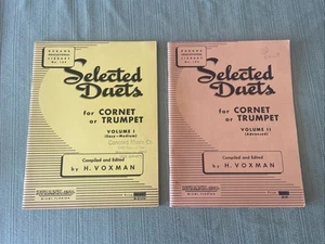 SELECTED DUETS for Cornet or Trumpet - Volumes 1 (Easy-Medium) & 2 (Advanced) - Picture 1 of 21
